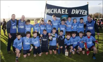  ??  ?? Michael Dwyers, U-13 hurling championsh­ip winners.