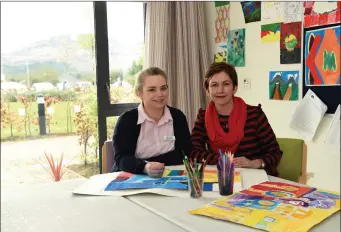  ??  ?? Joan Geaney Student Nurse (left) with Helena Buckley Clinical Nurse Manager in the Fiche Day Centre.