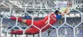  ??  ?? Iceland keeper Hannes Halldorsso­n saved Messi’s penalty.