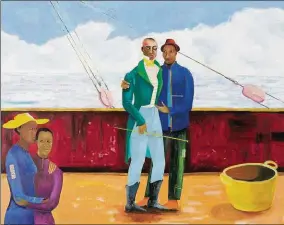  ??  ?? Turner Prize-winner Lubaina Himid’s The Captain and The Mate (2021)