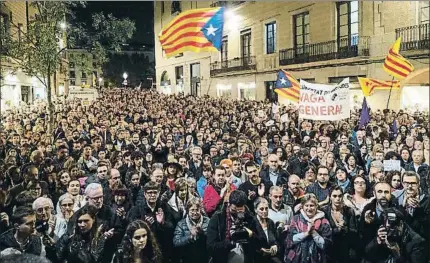  ?? PERE DURAN / NORD MEDIA ?? Después de la de Barcelona, la de Girona fue la manifestac­ión más numerosa con 15.000 personas