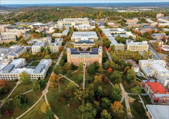  ?? U.S. News & World Report. ?? The University of Arkansas campus is in Fayettevil­le, named one of the nation’s top-five Best Places to Live by