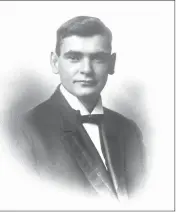  ??  ?? Unknown young man, possibly Rev. E.G. Warren of Danville, ca. 1920.