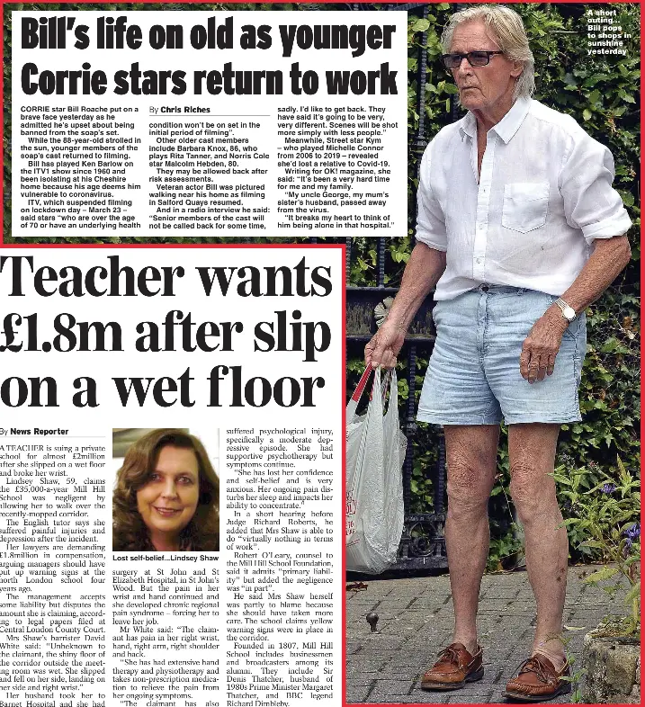 Teacher wants £1.8m after slip on a wet floor - PressReader