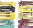  ??  ?? Ballerines colorées - Estimation­s : à partir de   £ (environ   €)