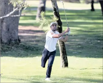  ?? PICTURE: CARL FOURIE / SADGA ?? Juan Postigo during day one of the Canon South African Disabled Golf Open at the Mowbray King David Golf Club in Cape Town yesterday.