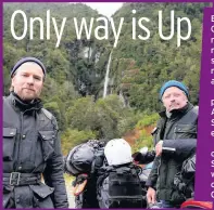  ??  ?? Ewan Mcgregor and Charley Boorman are reuniting on screen after more than a decade since their last motorbike adventure around the world.
Long Way Up will premiere globally on Apple TV+ on September 18, and new episodes will be weekly.
Starting from the city of Ushuaia at the tip of South America, the pair will head through 13 countries in South and Central America.