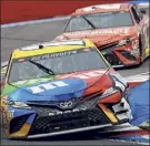  ?? Sean Gardner / Getty Images ?? Kyle Busch failed to advance to the final four for the first time since 2015 after his earliest eliminatio­n.