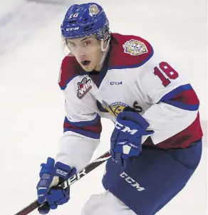  ?? GREG SOUTHAM ?? The red-hot Oil Kings will have Vince Loschiavo back in the lineup for games against Lethbridge Friday and Kelowna Saturday.