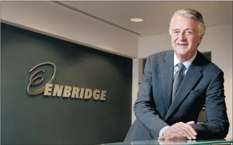  ?? Chantelle Kolesnik, Calgary Herald ?? Pat Daniel, who has been chief executive of Enbridge Inc. for 11 years, says he will retire by the end of the year.