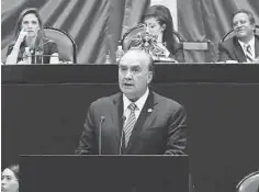  ??  ?? Proyecto. Jorge Dávila Flores señaló que se busca fortalecer y proteger las marcas en apoyo a las empresas del País.