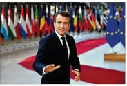  ?? LEON NEAL / GETTY IMAGES ?? French President Emmanuel Macron wants a stronger European Union but nationalis­ts and populists who are critics of the bloc could see unpreceden­ted success in this week’s European Parliament elections.