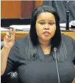  ??  ?? PARLIAMENT­ARY LEADERSHIP: Mmusi Maimane, top, is expected to challenge Lindiwe Mazibuko, above