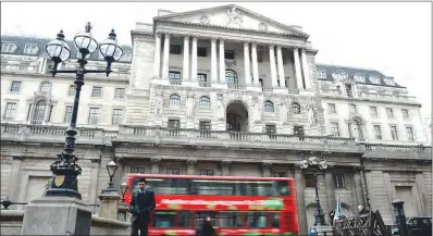  ??  ?? The Bank of England building in London.