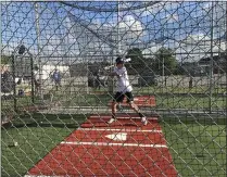  ?? ADAM SCHABEL — THE MORNING JOURNAL ?? Midview sophomore Ryan Bors gets ready to hit a pitch during batting practice June 11.