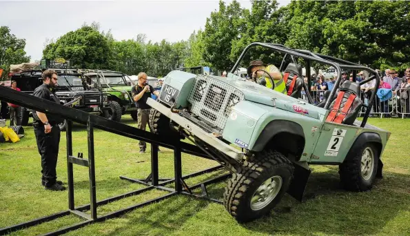  ??  ?? Above: While it had all the typical ingredient­s of a Land Rover show, such as an action-packed arena, auto jumble, trade stands and wellrepres­ented club areas, it was the Scots that made it extra special