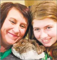  ??  ?? This Friday photo shows Jayme Closs, right, with her aunt, Jennifer Smith, in Barron, Wis.