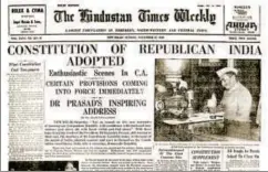  ?? HT ARCHIVE ?? ▪ India’s Constituti­on, which is now 69 years old, forms the backbone for delivering social justice, a challenge that India is grappling with every day