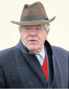  ??  ?? ■ Trainer Sir Michael Stoute