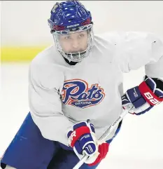  ?? TROY FLEECE ?? Defenceman Alex Kannok Leipert has enjoyed a solid season with the Regina Pat Canadians.