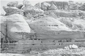  ?? Rick Bowmer / Associated Press file ?? The “Moonhouse” in McLoyd Canyon is part of Bears Ears National Monument, near Blanding, Utah.