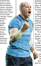  ??  ?? Rhapsody in blue: Sergio Parisse will go down as a legend of the game, regardless of his win-loss record with Italy