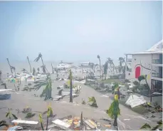  ?? FOTO: AFP ?? Verwüstung in Marigot auf Saint-Martin: „Irma“ist Meteorolog­en zufolge einer der extremsten Stürme aller Zeiten.