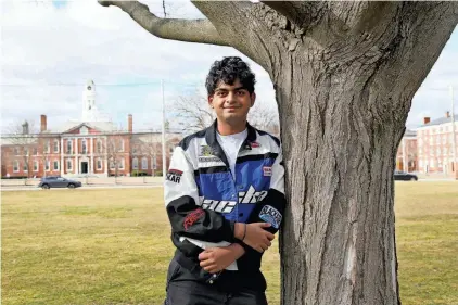  ?? DEB CRAM/PORTSMOUTH HERALD ?? PEA student Achyuta Rajaram won the top prize in the Regeneron Science Talent Search for developing an automatic method to discover which parts of a computer model are involved in problem-solving.
