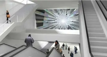  ??  ?? About $10 million worth of art will be installed at stations along the new Eglinton Crosstown LRT.