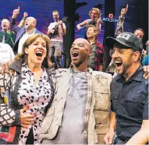  ?? MATTHEW MURPHY ?? The Canadian musical Come From Away has won five Outer Critics Circle Awards, including outstandin­g new Broadway musical. The show is set in Gander, N.L., in the aftermath of the 9/11 attacks.