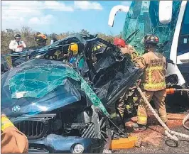  ?? CEDOC PERFIL ?? FATAL. El accidente ocurrió en una ruta camino a Playa del Carmen.