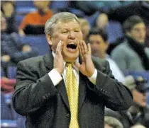  ?? AP FILE PHOTO/KYLE ERICSON ?? Tony Ingle, from Dalton, Ga., coached Kennesaw State to a Division II national championsh­ip in men’s basketball, and later led his alma mater, Dalton State, to the NAIA Division I championsh­ip.