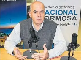  ??  ?? Opositor. El radical Hernández denuncia persecució­n política y judicial.