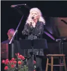  ?? [PHOTO PROVIDED BY WENDY MUTZ] ?? Judy Collins performs live March 9 during a stirring concert at the Oklahoma City Community College Visual and Performing Arts Center Theater.