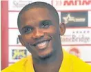  ??  ?? La figura. Samuel Eto’o.