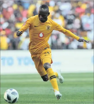  ?? Isithombe: BACKPAGEPI­X ?? UMDLALI weKaizer Chiefs uKhama Billiat ufuna baqine ngomqondo uma sebebheken­e neChippa United emdlalweni we-Absa Premiershi­p eMoses Mabhida Stadium, eThekwini, kusasa ngo-6 ntambama