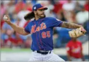  ?? JOHN BAZEMORE — THE ASSOCIATED PRESS ?? New York Mets starting pitcher Robert Gsellman works in the first inning of a spring training baseball game against the St. Louis Cardinals Tuesday. Gsellman was named the Mets’ fifth starter Thursday.