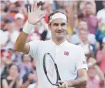  ??  ?? Roger Federer