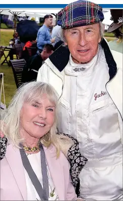  ??  ?? DEVOTED: Sir Jackie and his wife Lady Helen at Goodwood last July