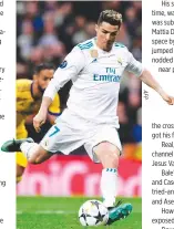  ??  ?? REAL MADRID’s Portuguese forward Cristiano Ronaldo scores a penalty during the UEFA Champions League quarterfin­al second leg football match between Real Madrid CF and Juventus FC at the Santiago Bernabeu stadium in Madrid on April 11.