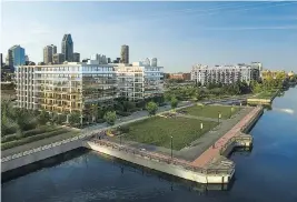  ?? SUPPLIED ?? Charlotte Condominiu­ms is in a prime location on the Lachine canal.