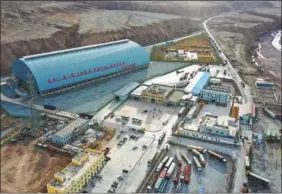  ?? ?? Irkeshtam port is home to the first bonded coal storage and distributi­on facility in southern Xinjiang.