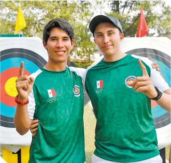  ?? FOTO: CONADE ?? Ángel Alvarado y Carlos Rojas son parte del talento joven mexicano. /