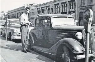  ??  ?? Shelley Haffner's parents, Ed and Carol Otterbein, celebrate 70 years of marriage in October 2020. The teens' (19 and 18) honeymoon trip to Buffalo in 1950 was via this 16-year-old, 1934 Chevrolet that Ed bought from his buddy Walter Heimpel for $350.