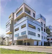  ?? FOTO: KREBS ?? Das „Papillon“getaufte Wohnhaus in Düsseldorf gewann einen Immobilien-Oscar.