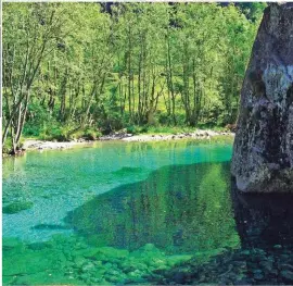  ??  ?? 5) Laghetti di Lecchiore, Dolcedo, Imperia. 6) Bidet della Contessa, Val di Mello, Sondrio. 6