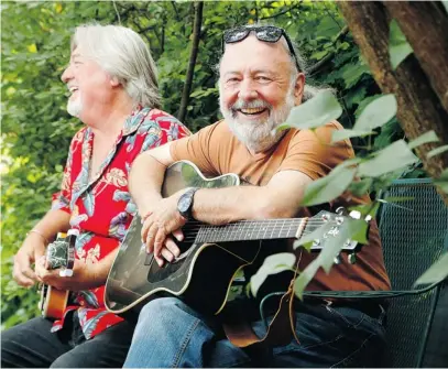  ?? JULIE OLIVER/OTTAWA CITIZEN ?? Veteran Ottawa country-rockers Brian, left, and Dick Cooper of the Cooper Brothers have released an excellent new album, Southbound, but are having trouble getting radio airplay for the music.