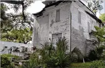  ?? PHOTOS BY SAVANNAHNO­W.COM ?? The Kiah House Museum (pictured in 1969 and today) was once the home of celebrated portrait artist, curator, public school teacher and activist Virginia Jackson Kiah and husband Dr. Calvin Kiah, former dean of education at Savannah State College.