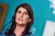  ?? Foto: Caballero, afp ?? Scharf im Ton, klar in der Sache: US Di plomatin Nikki Haley.