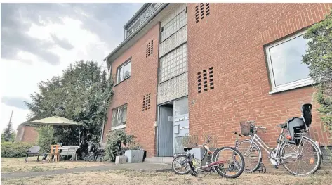  ?? FOTO: SCHNEIDER ?? Für den Abriss und Neubau der Obdachlose­nunterkunf­t an der Strümper Straße hat sich kein Investor gefunden.